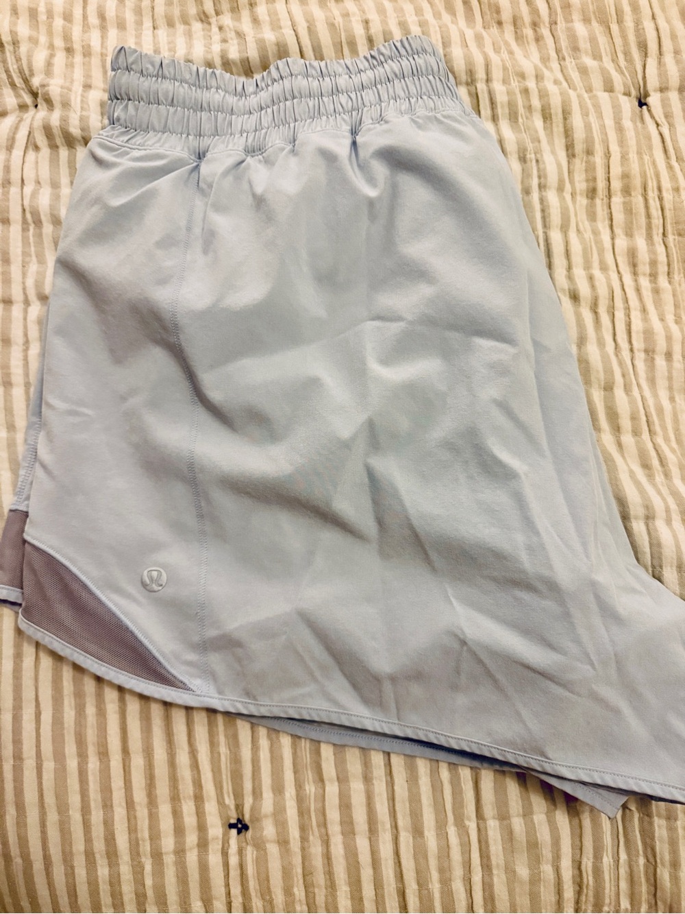 lululemon athletica Pale Blue Asymmetrical Athletic Skirt